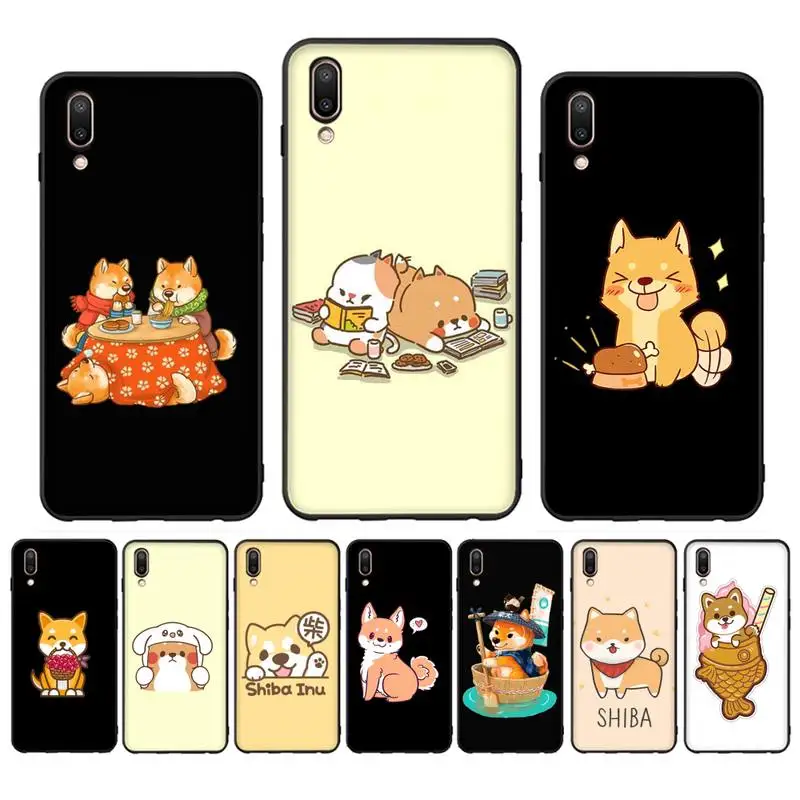 

Shiba Inu Phone Case For Oppo Reno Realme C3 6Pro Cover For vivo Y91C Y17 Y19 Funda Capa