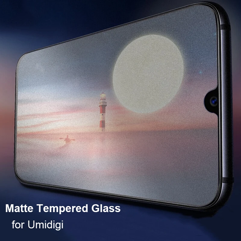 Anti Blue Ray Matte Tempered Glass for Umidigi A7S A5 S3 Pro Power One Max Frosted Glass Screen Protector Protective Front Film