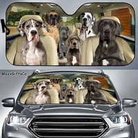 great dane car sun shade great dane windshield dogs family sunshade great dane car accessories great dane lovers gift car d