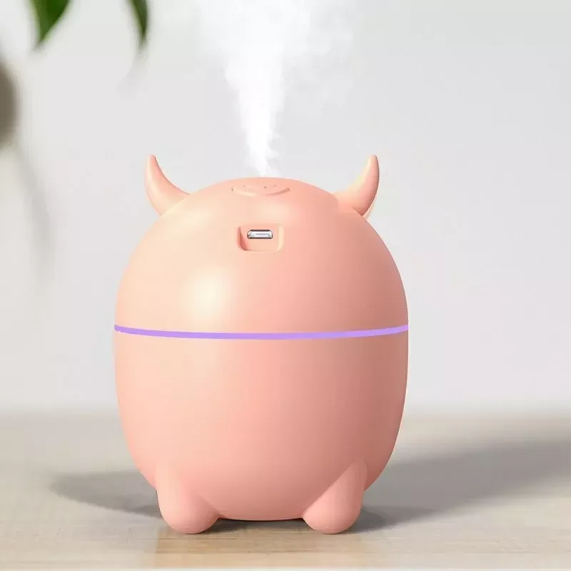 Aroma Air Humidifier Cute Cartoon Cow USB Air Diffuser for Home Office Car Mist Maker Essential Oil Diffuser Aromatherapy
