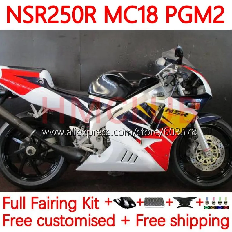 

Корпус для HONDA NSR250 NSR 250 R RR MC18 PGM2 NSR 250R NS250 MC16 NSR250R 1988 1989 NSR250RR синий в наличии 88 89 обтекатель 124No.72
