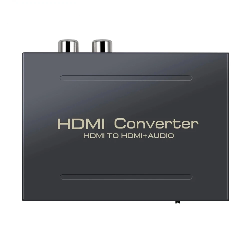 

1080P HDMI Audio Extractor 4k HDMI to HDMI+Optical Toslink SPDIF + RCA L/R Stereo Analog Audio Out HDMI Converter Splitter