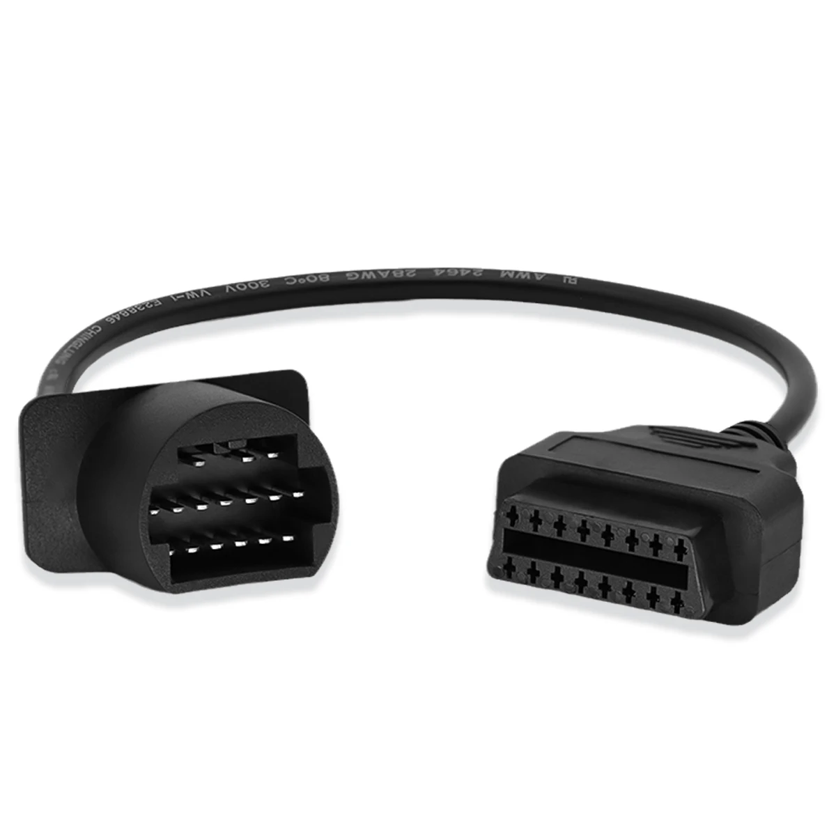 

Для диагностического OBD-кабеля двигателя Mazda, 17-контактный разъем OBD2, работающий с ELM327, автоматический диагностический адаптер OBDII, кабель