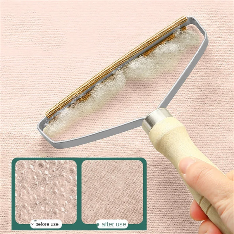 

Portable Lint Remover Fabric Shaver Dog Cat Pet Hair Fluff Fabric Clothes Coat Carpet Sofa Razor Remover Double-Sided Razor