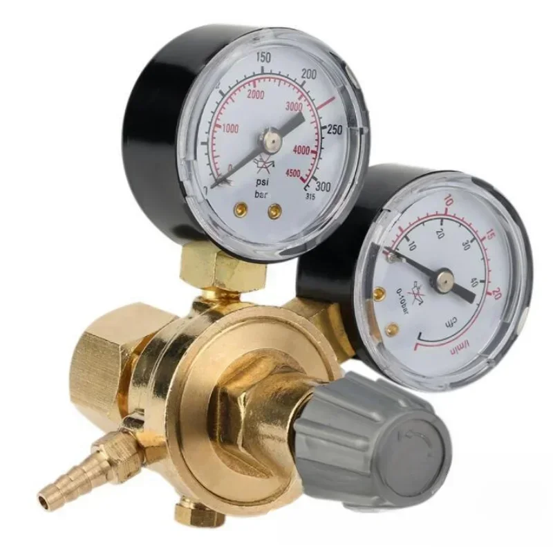 Мини-интерфейс аргона W21.8 Полностью медный редукторный датчик AR CO2 N2 W21.8x1/14