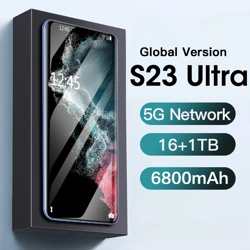 

Смартфон S23 Ultra, Android, 7,3 дюйма, 16 ГБ, 1 ТБ