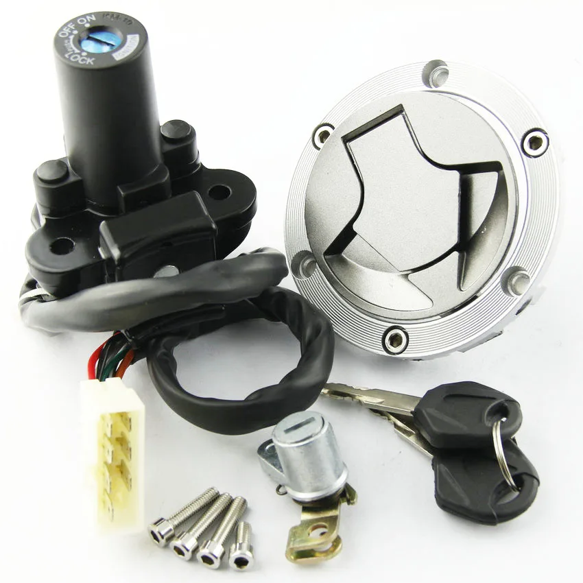 Ключи блокировки крышки топливного бака мотоцикла для Kawasaki EX250 Ninja 250 EX300 300 ER250 Z250