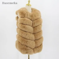 women coat winter clothes plus size real fox fur coat natural fox fur vest fluffy fur jacket raccoon vest