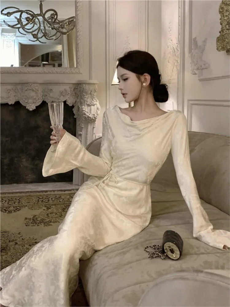 Женское платье NoEnName_Null китайский стиль полиэстер