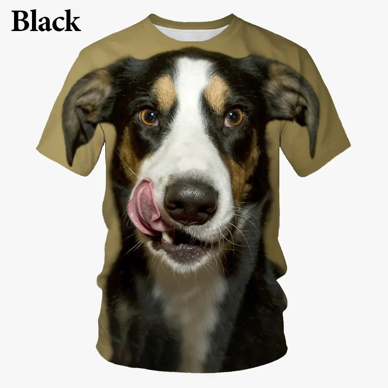 

Брендовая летняя футболка BIANYILONG с 3D рисунком животных, собак, забавный спортивный топ с круглым вырезом и короткими рукавами для мужчин и женщин
