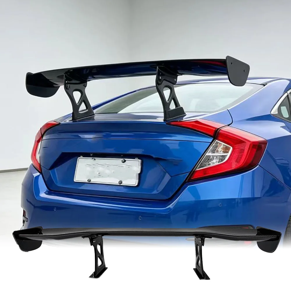 Фото Для Honda Civic 10-го и 11-го поколений 2016-2024 годов выпуска, универсальный задний спойлер VOLtex из оригинального карбона, детали для модификации. №3