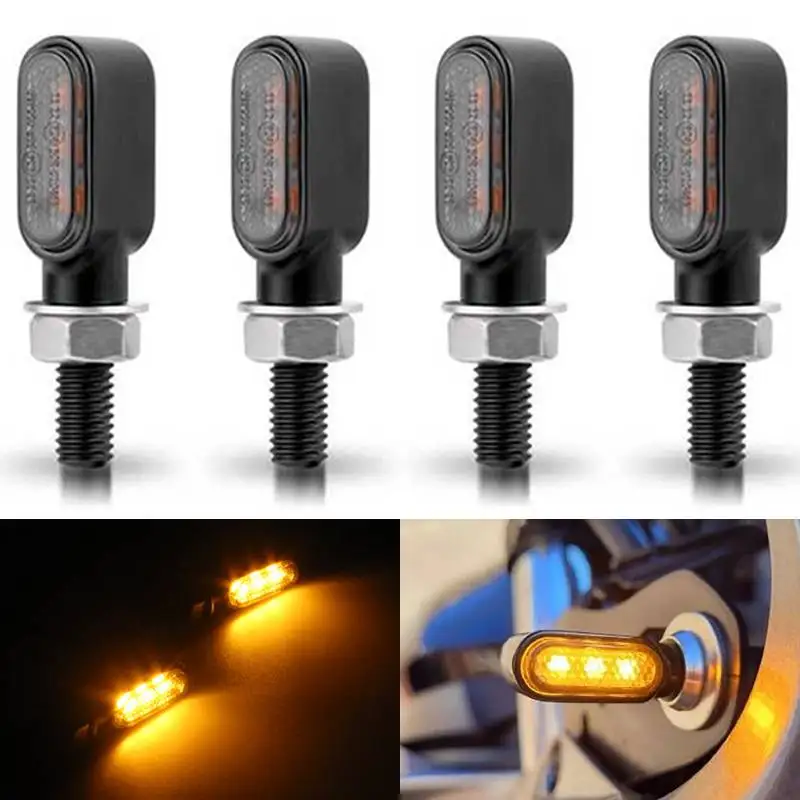 

Указатель поворота мотоцикла 12 В Clignotant Moto светодиодный мини-мигающий индикатор мигалка лампа для Honda для Yamaha для Cafe Racer