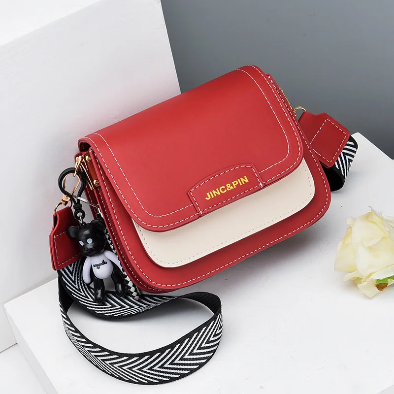 

Wanghong Маленькая женская сумка 2023 Новая мода маленькая квадратная сумка Корейская версия ins трендовая повседневная сумка-мессенджер через плечо