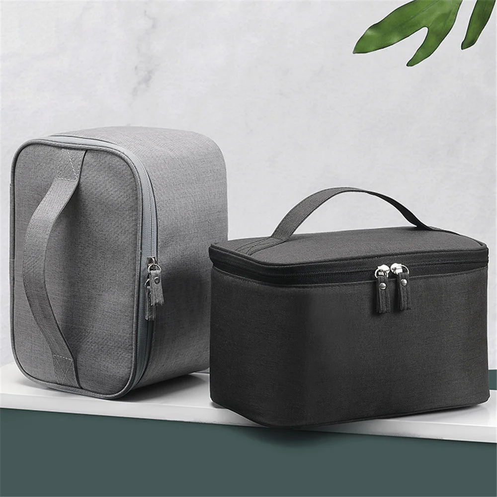 

Women Large Cosmetic Bag Box Waterproof Oxford Make up Case Travel Portable Toiletry Organizer Wash Bag Makeup Pouch Handbag