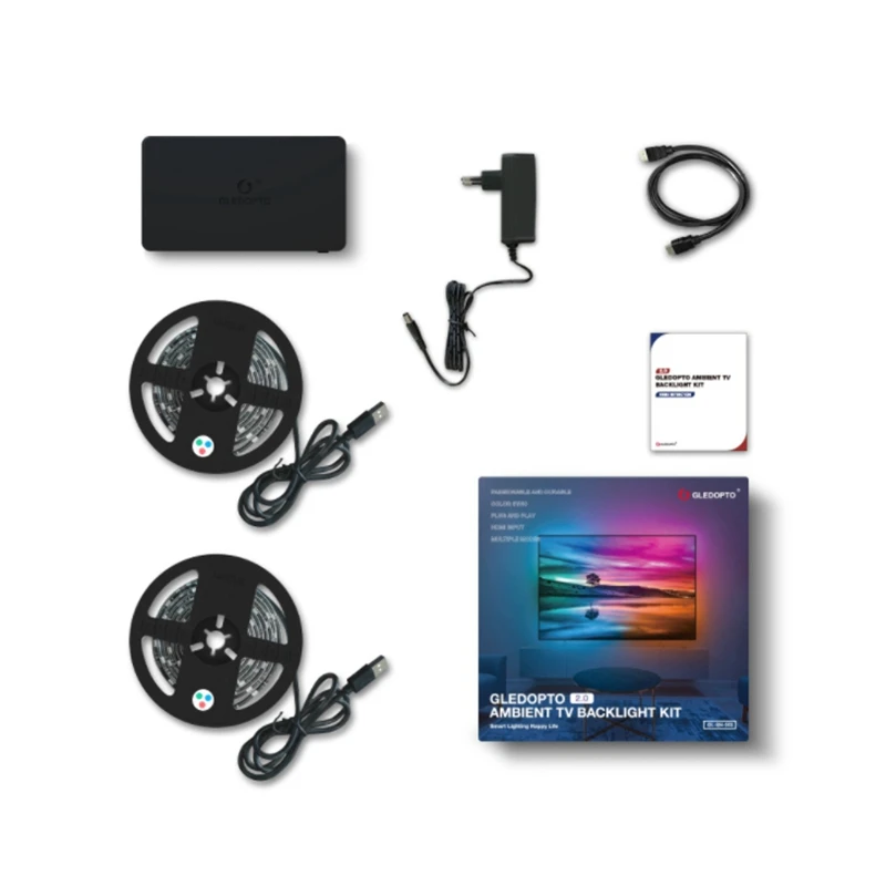 

Набор светодиодных лент для синхронизации светодиодсветильник ламп, разъем HDMI (OPTO), для ПК, телевизоров с диагональю 46-60 дюймов