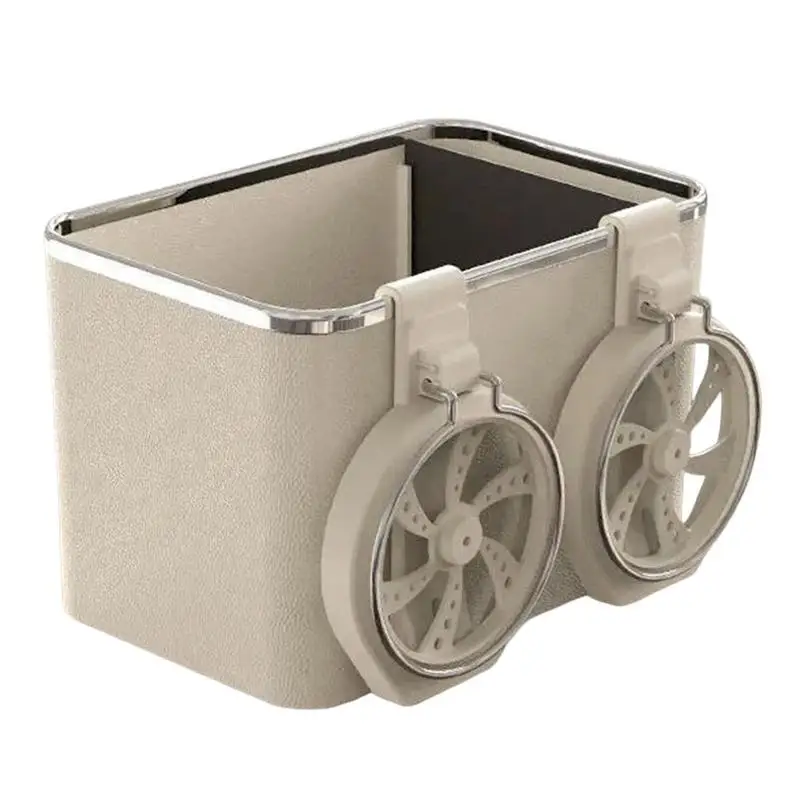 Car Armrest Organizer Water Cup Holder Tissue Box Universal Car Seat Organizer for Most Car Models RVs Jeeps Golf Carts