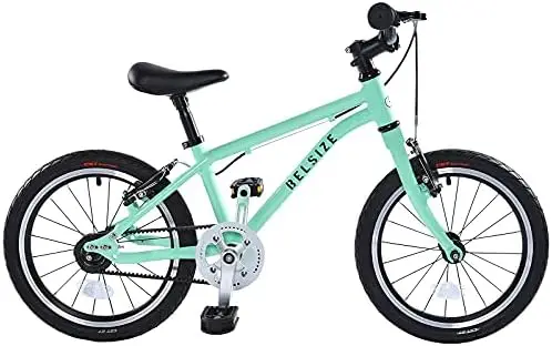 

16-Inch Belt-Drive Kid's Bike, Lightweight Aluminium Alloy Bicycle(only 12.5 lbs) for 3-7 Years Old Bmx grips Citycoco accessori