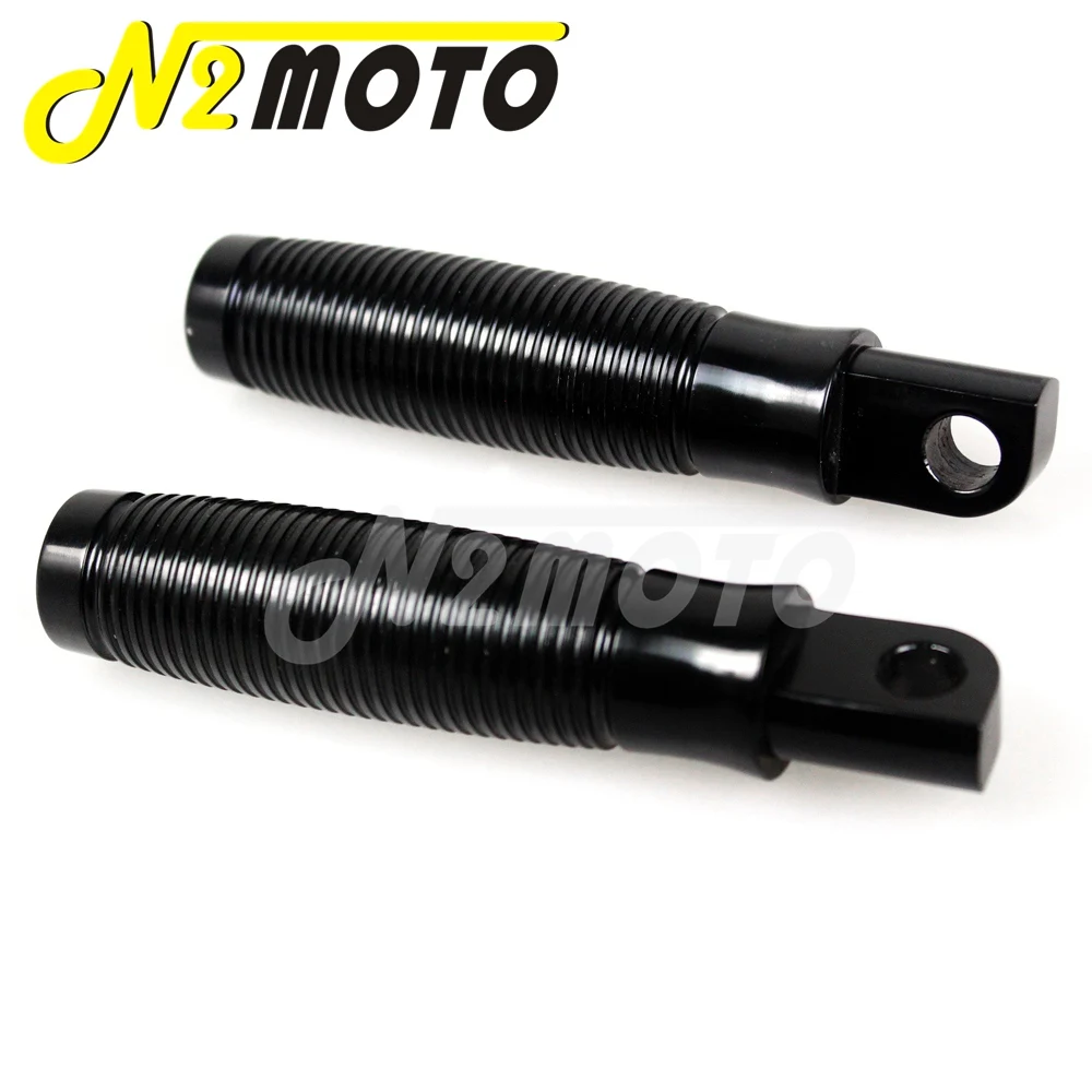 Мотоциклетные ретро подставки для ног цвет черный/серебристый универсальные Harley