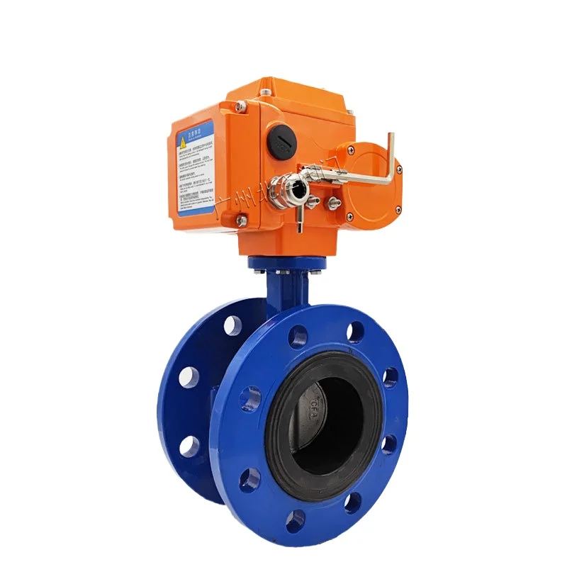 Электрическое мягкое уплотнение фланцевый клапан-бабочка модель 16Q