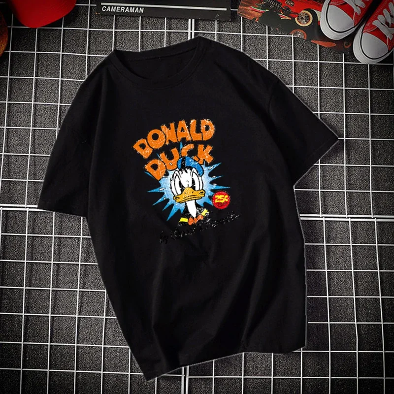 Мужская хлопковая футболка с коротким рукавом в Корейском стиле