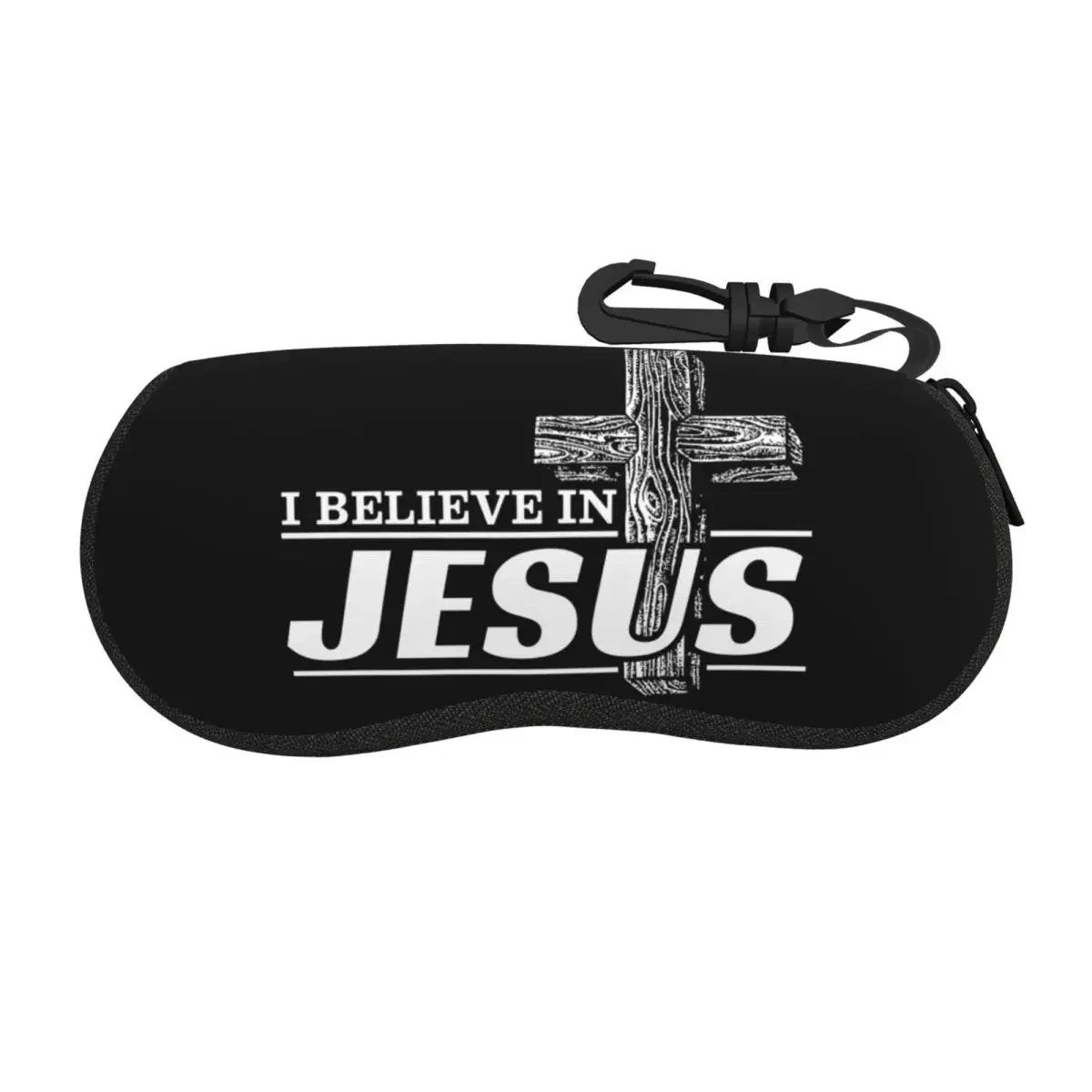 Пользовательский чехол для очков Я верю в Иисуса Христа женщин и мужчин мягкий