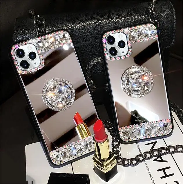 

Make up Mirror Beauty Diamond Cases for IPhone14promax 14pro 14plus 14 13promax 13pro 13 12 11 Pro Max Xs Max XR 8/7Plus case