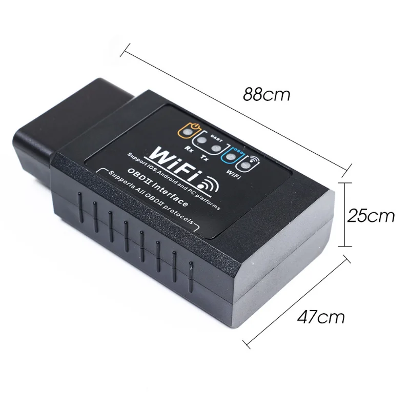 Автомобильный сканер OBD2 WIFI ELM327 V1.5 считыватель кодов диагностический инструмент