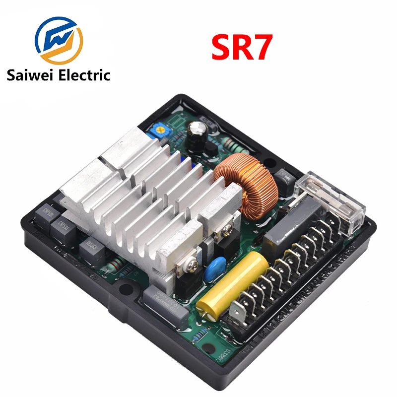 Регулятор напряжения SR7 AVR для панели управления дизельным генератором, запчасти для генераторов переменного тока. (art.: 3920da4aedd30) - 3920da4aedd30