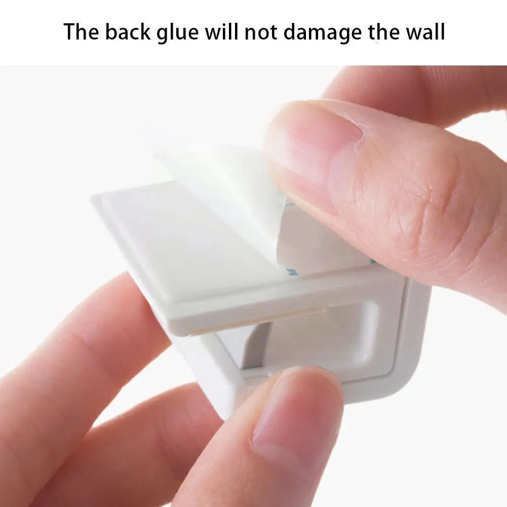 Мощный клей бесшовный крючок-зажим для ванной комнаты очищающего средства