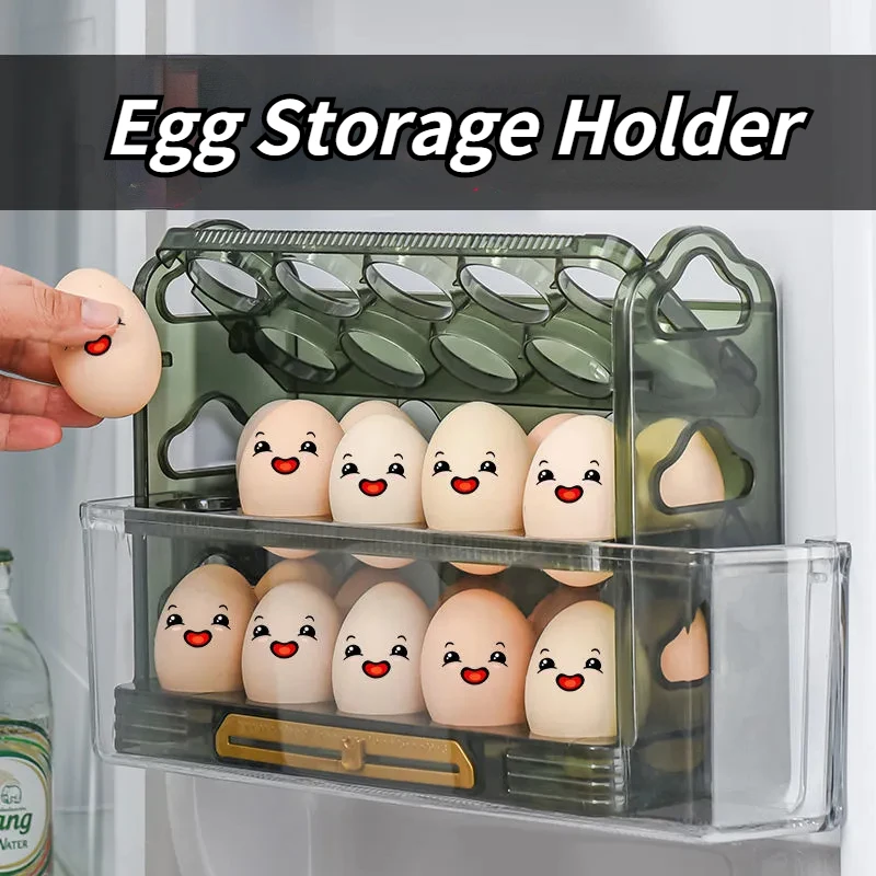 

Складная стойка для хранения яиц, прозрачный контейнер для хранения яиц, держатель для яиц, для детской комнаты