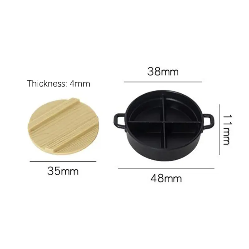 

1 шт. горячий горшок 1:12 миниатюрный металлический кулинарный домик с крышкой для кастрюли кухонная посуда кукольный домик кухонные принадлежности