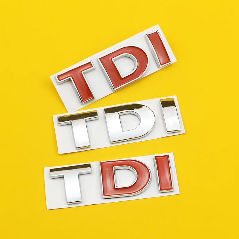 

1X 3D TDI Badge Emblem Decal car Sticker car-styling for VW Passat Bora Golf seat car accessories Car styling