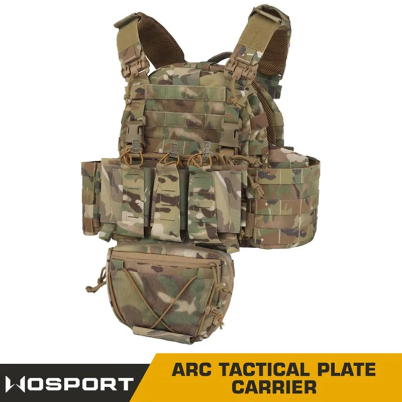 ARC Tactical Plate Carrier Tubes Quick Release Тактический жилет для страйкбола Полный комплект
