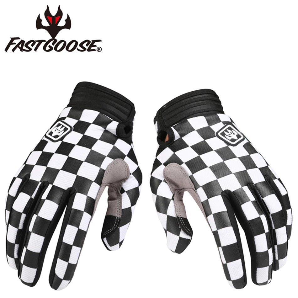 

Перчатки FASTGOOSE Retro Rider Для Мотокросса, BMX, ATV, MTB, Внедорожных Мотоциклов И Велоспорта, Унисекс, Полнопалые