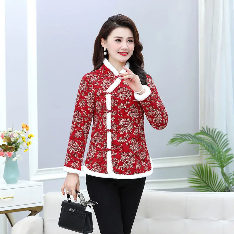 Женская модная хлопковая одежда зимнее Новое хлопковое пальто в стиле ретро с