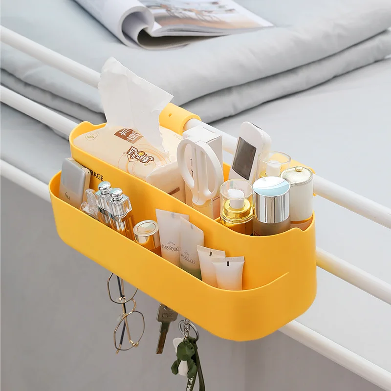 

Storage Rack Dormitory Bedside Rack Multi-Functional Bedroom Good Thing Hanging Basket Bedroom Free Punch Hanger
