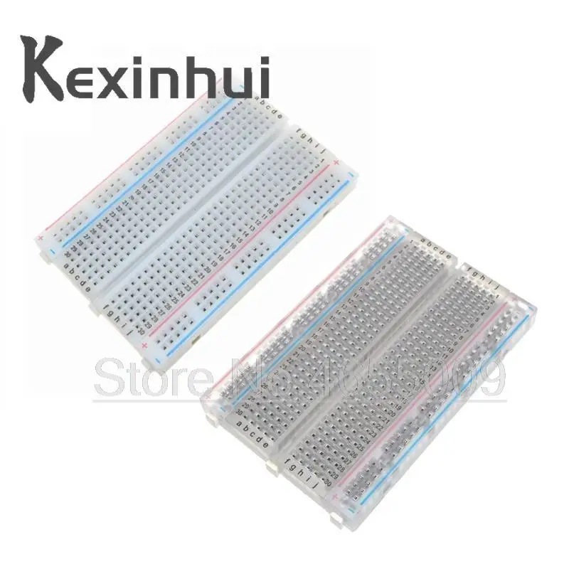 Макетная плата PCB без пайки, 8,5x5,5 см, 400 точек привязки