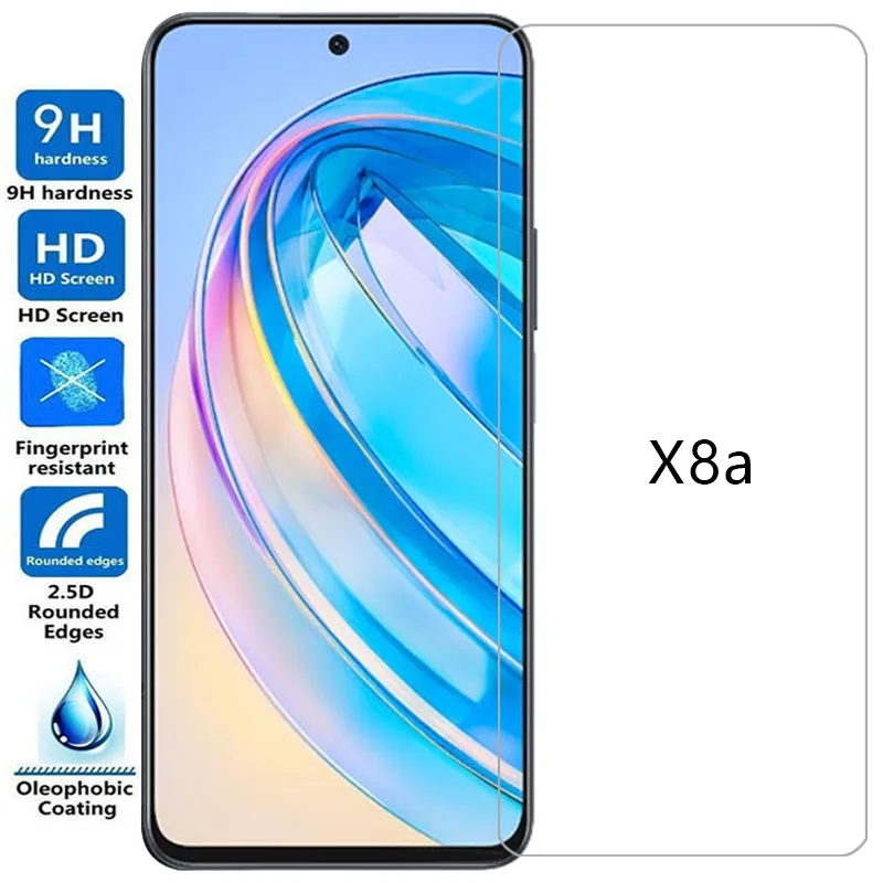 Закаленное стекло для huawei Honor x8a 5g чехол телефона Honorx8a x 8a 8 x8 a xa8 8xa a8x x8a5g задняя
