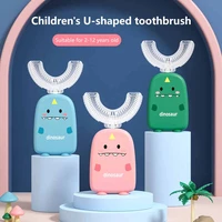 u shape electric sonic toothbrush for children aged 2 12 kids oral care induction charging cute electric sonic toothbrush