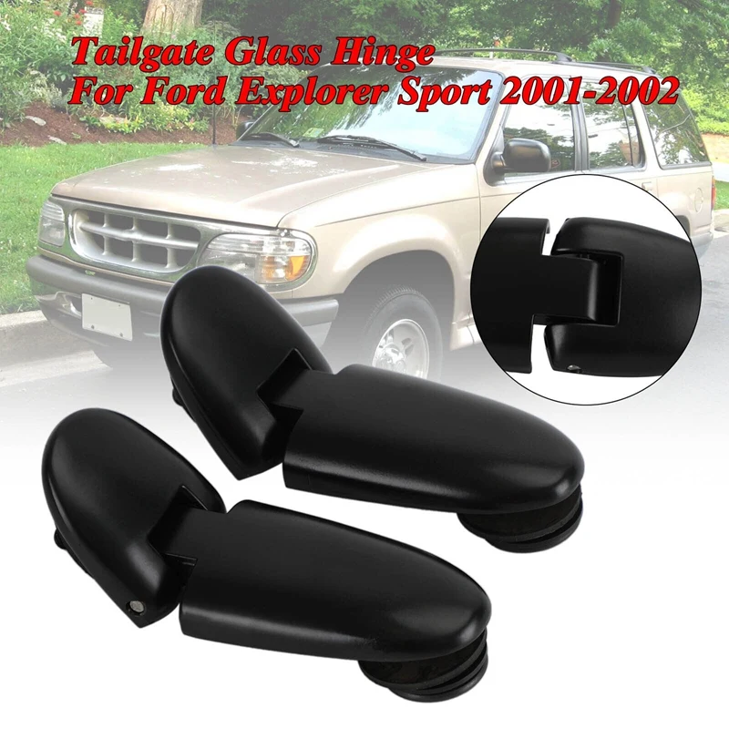 

926-132 Liftgate Tailgate Hatch Back Window Glass Hinge Set For 1998-2001 Ford Explorer Mercury Mariner 1998-2001