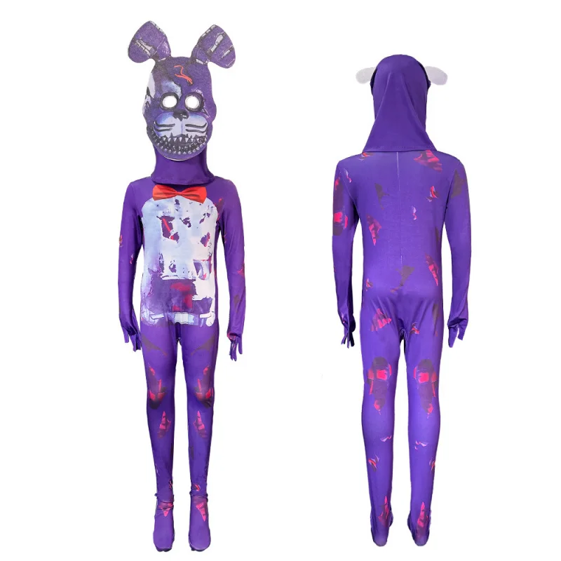 Костюмы для детей Glamrock Freddy: Новогодний костюм Тедди-медведя, косплей персонажа Кошмарный Бонни, FNAF Фредди, аниме, рождественский подарок (art.: 3920d7ebb5bc5) - 3920d7ebb5bc5
