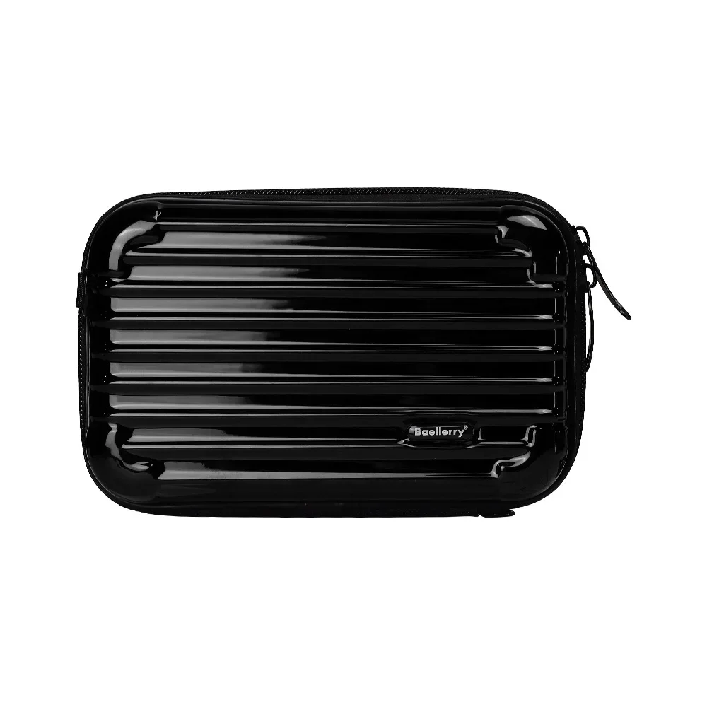 

AFKOMST Women Travel Suitcase Cosmetic BagMini 7Inch Hard Shell Compression Storage Bag Shoulder MessengerBag Perfect for Travel