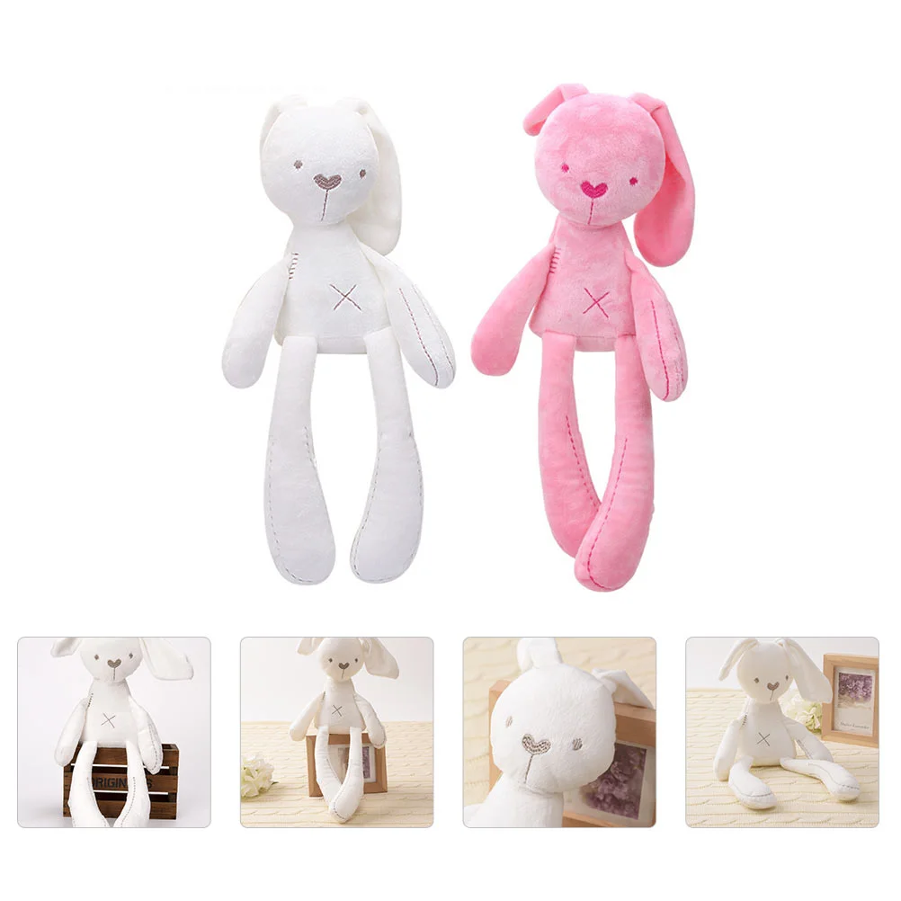 

2pcs Adorable Funny Plush Stuffed Bunny Dolls Rabbit Plush Stuffed Dolls