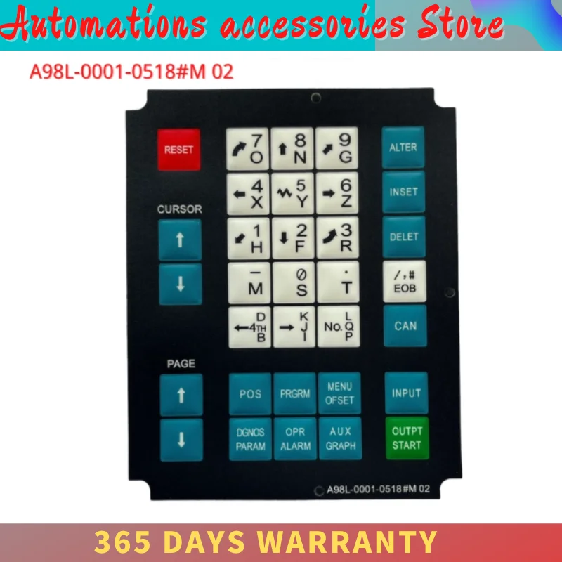 Совершенно новый для Fanuc OT — A98L-0001-0518 # T A98L-0001-0518 # Пленка для мембранной клавиатуры M 02, A98L-0001-0518, мембранная кнопка (art.: 3920d2e4666cd) - 3920d2e4666cd