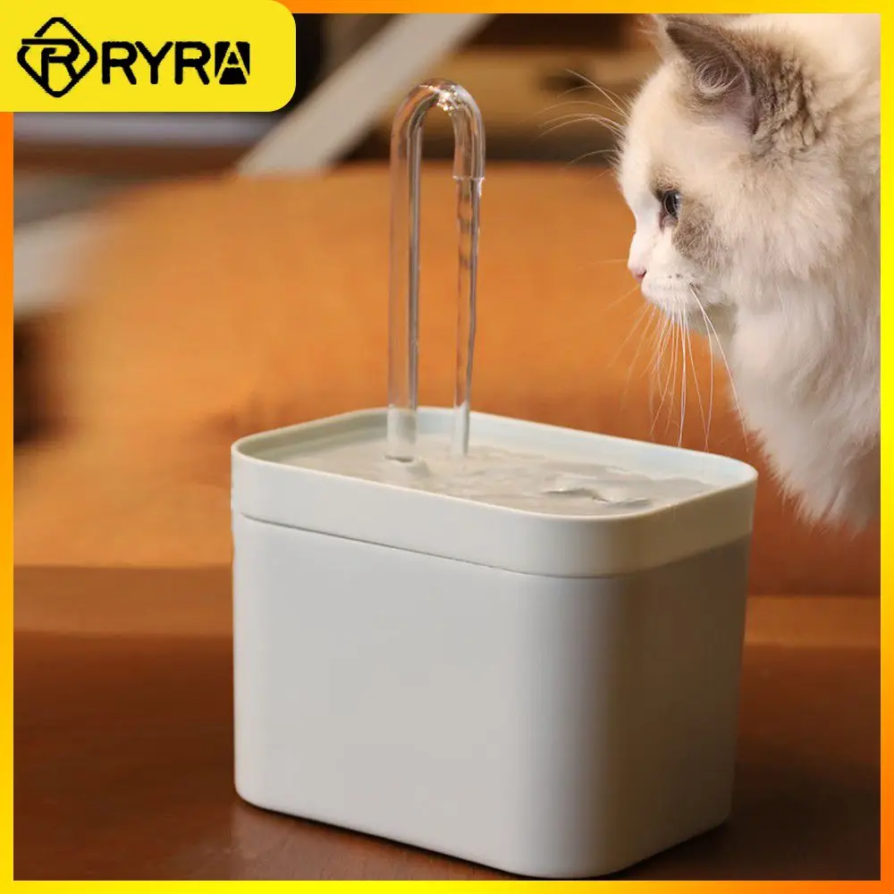 1.5L Automatic Cat Water Fountain Filter USB Electric Mute Cat Drink Bowl Pet Drinking Dispenser Drinker For Cats Water Filter