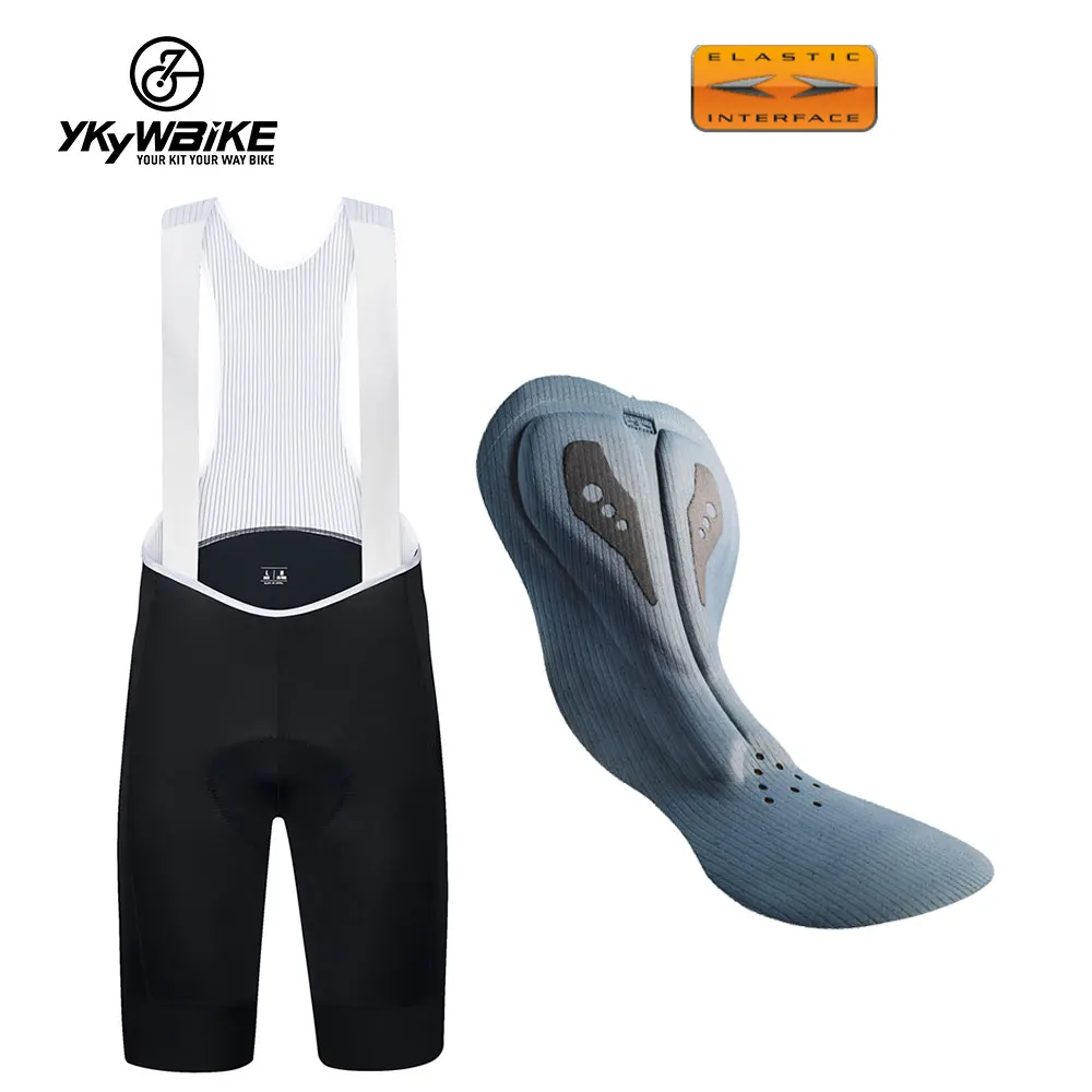 

YKYWBIKE 2022 Cycling bib shorts road MTB Cycling Bottom With Elastic Interface® Cushion Cushion Long Distance Pad Mens