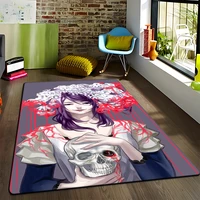 hot anime tokyo ghoul 3d printed carpet for living room non slip area rug bedroom bedside modern home decoration floor yoga mat
