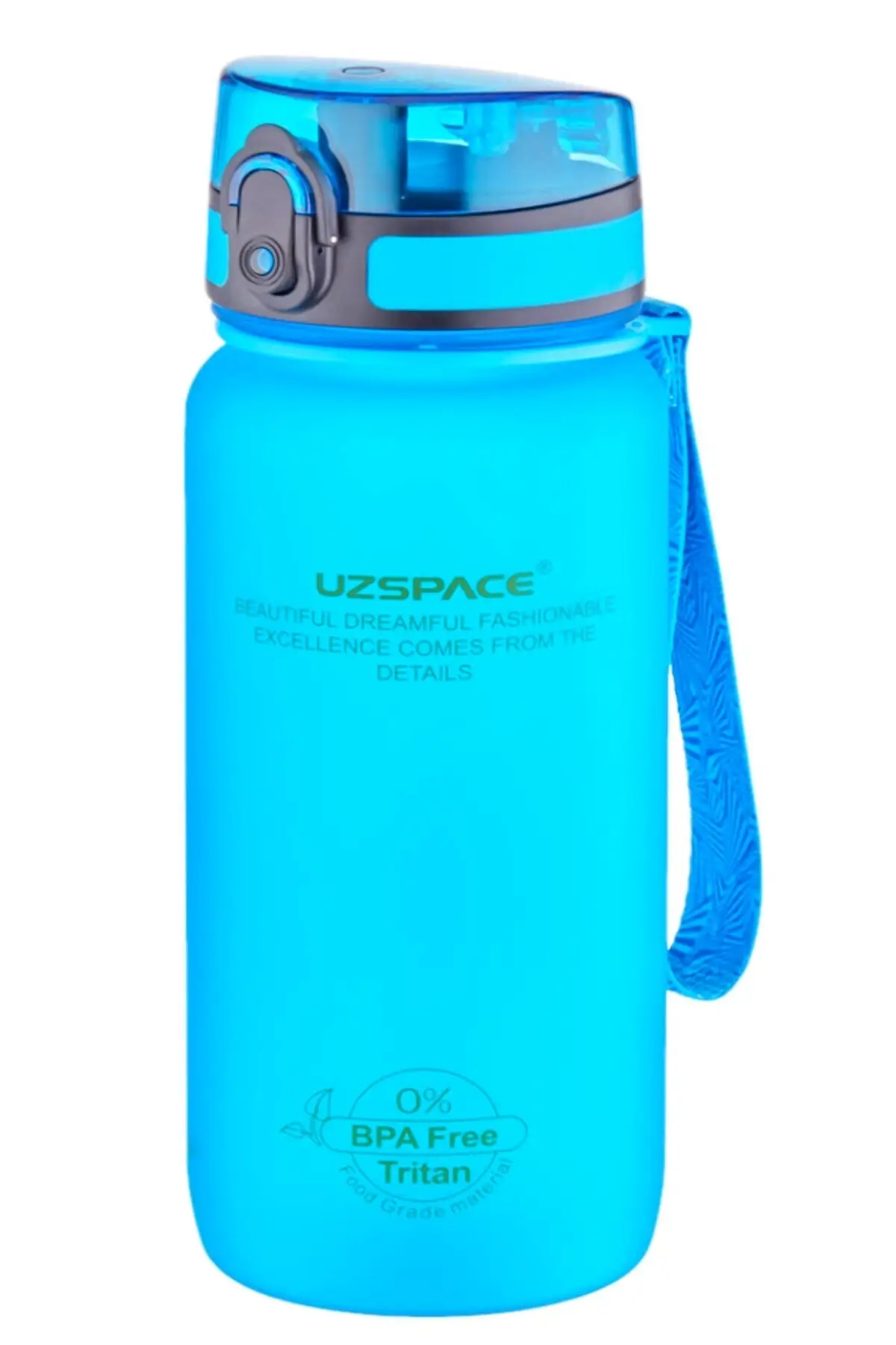

Sports Water Bottle Flask With Lock Lid 650ml Set Cycling Large Capacity No Smell Outdoor Motivational Design Nice Quality