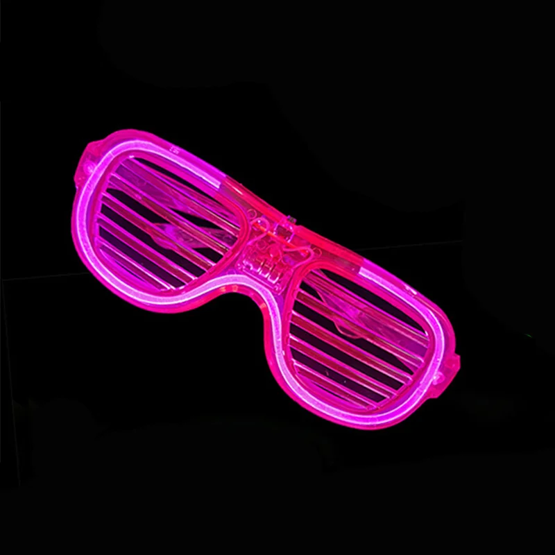 

Светодиодные очки, неоновые флуоресцентные светящиеся очки, фотоаксессуары для концерта