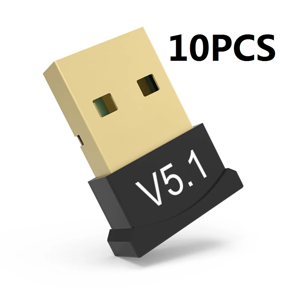 

DC5V Bluetooth-compatible Adapter Wireless Adapter Receiver Bluetooth-compatible 5.1 Receiver for Desktop Computer for Laptop PC